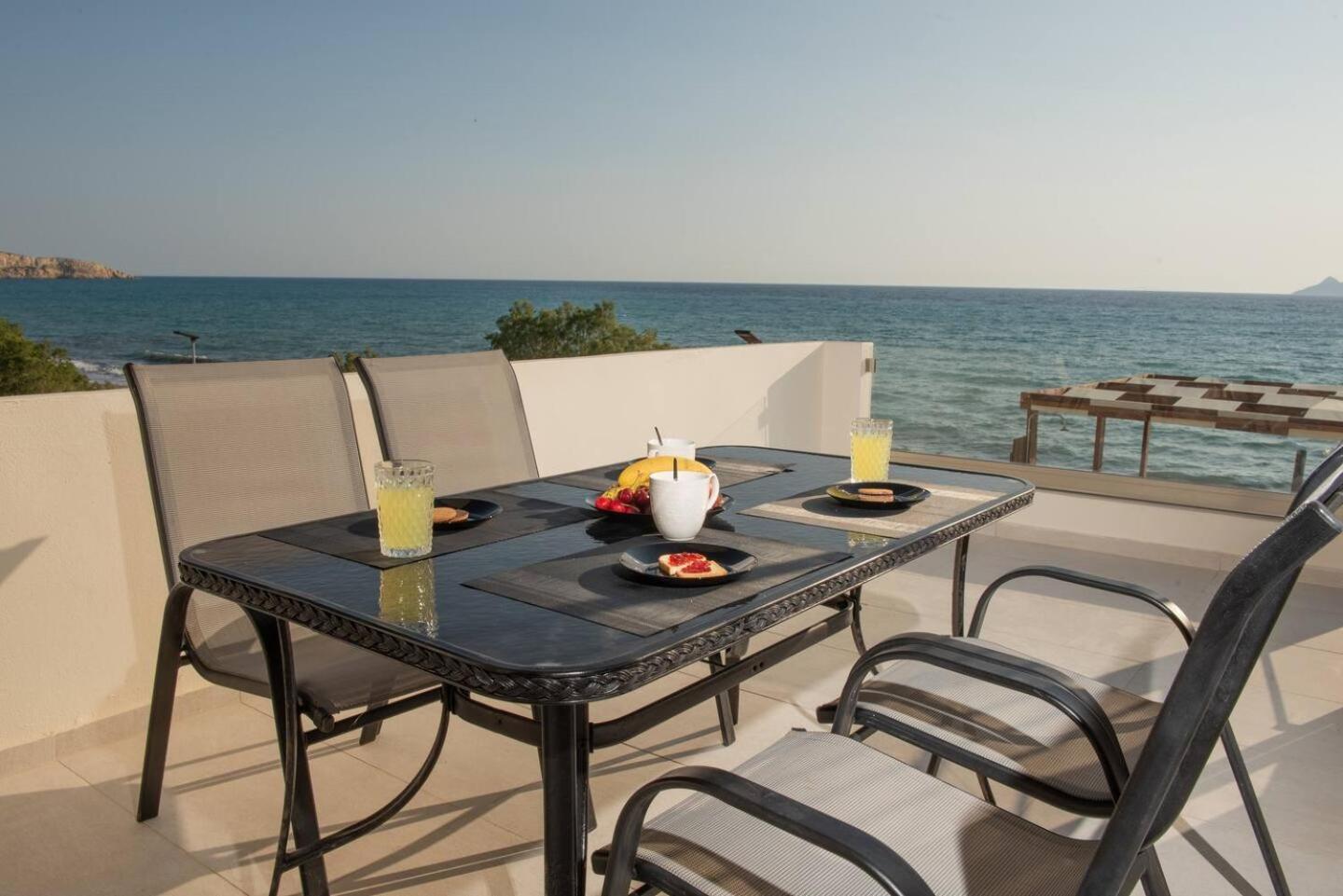 Stella & Eleni Suite With Shared Pool & Open View Kalamaki  Exterior foto