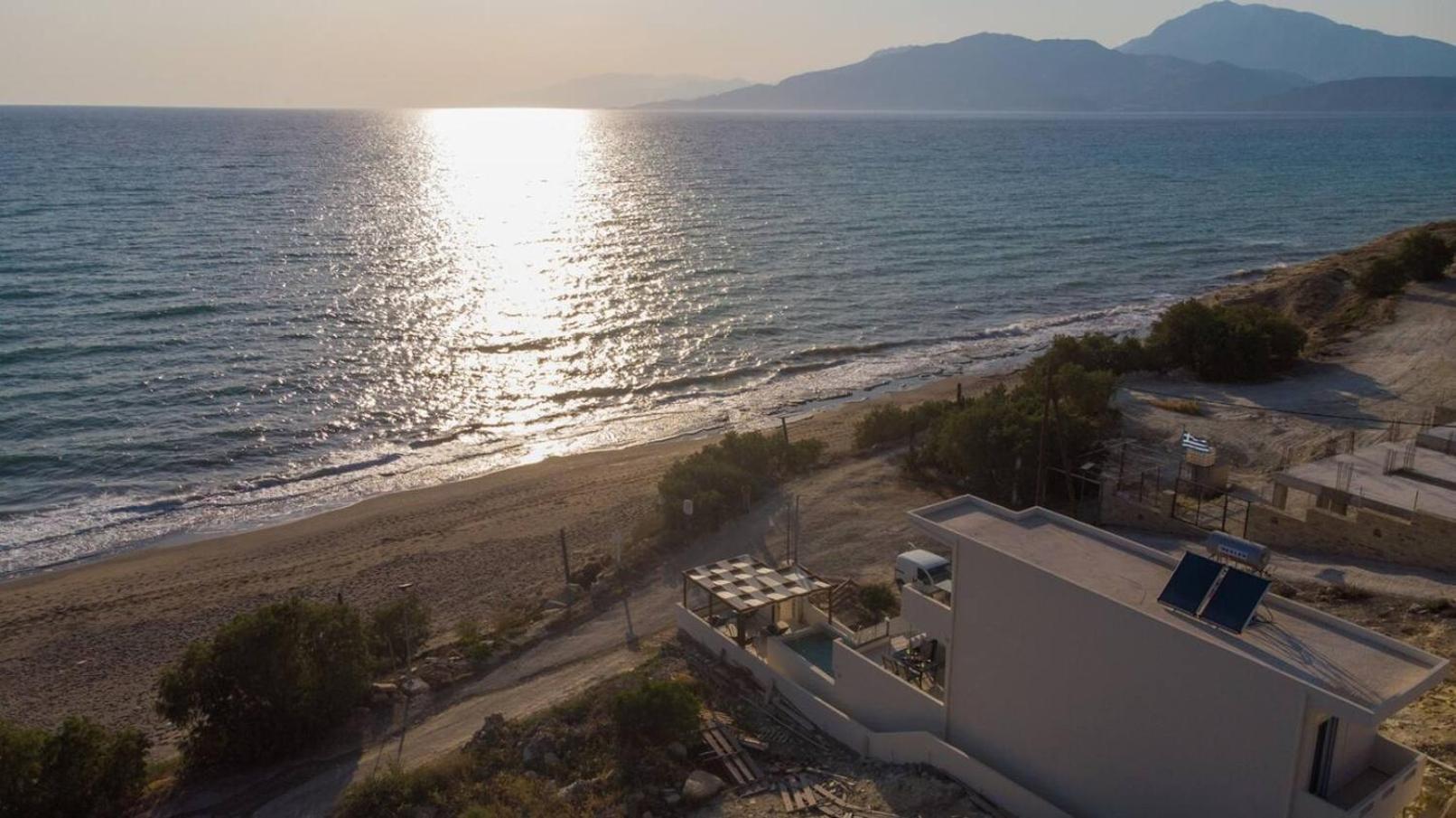 Stella & Eleni Suite With Shared Pool & Open View Kalamaki  Exterior foto